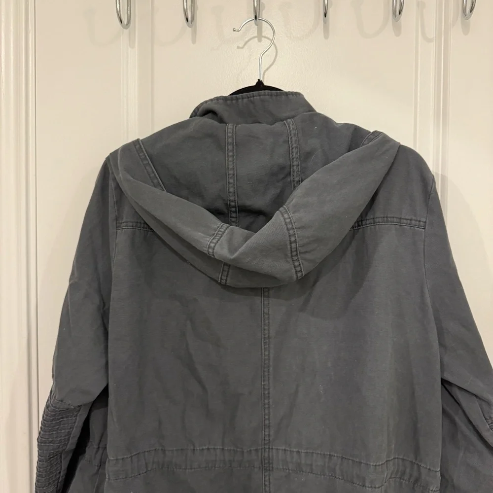 a new day Charcoal Utility Jacket Size XL Fall Winter - Picture 8 of 10